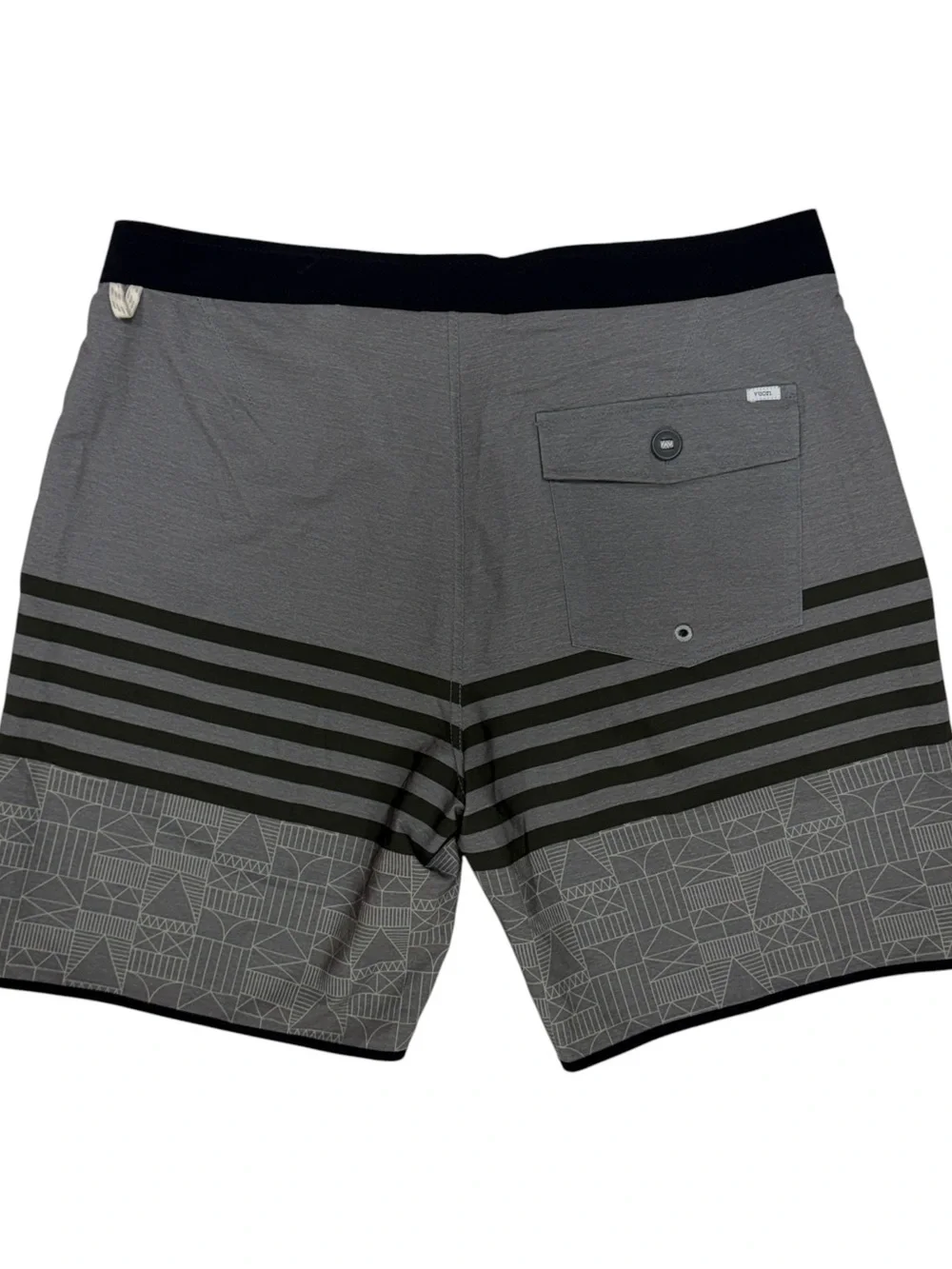 Vuori Cruise Board Shorts Mens 34 Grey 7” Performance Swim Beach Surf Trunk V314